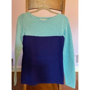 Banana Republic Two-Tone Cashmere Sweater